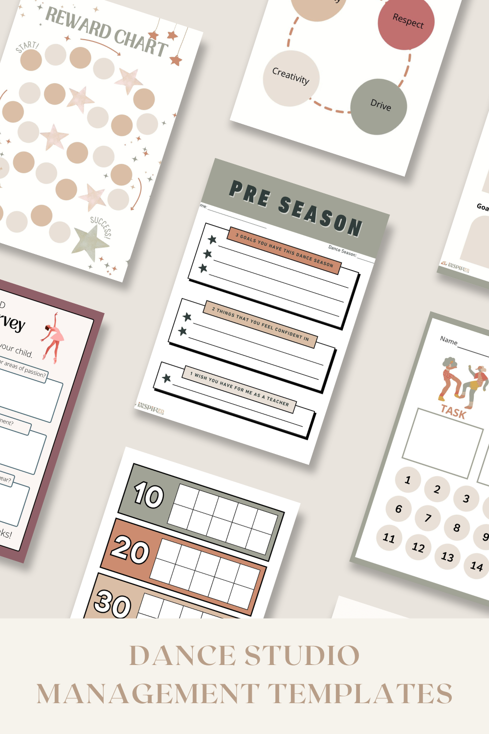 Studio Management Templates